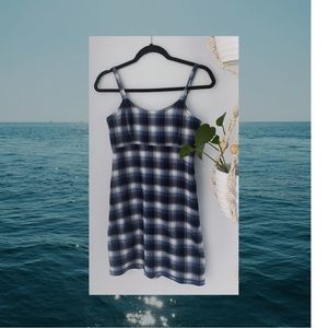 Hollister Coastal Plaid Mini Dress